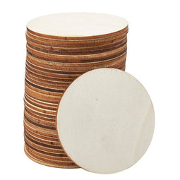 8 Pack Unfinished 12-Inch Wooden Rounds for Crafts, DIY Home Decor (0.1  Thick)