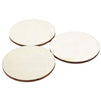 Juvale Wooden Cutouts for Crafts, Wood Circles, 0.1 Inch Thick (2 in, 36-Pack)