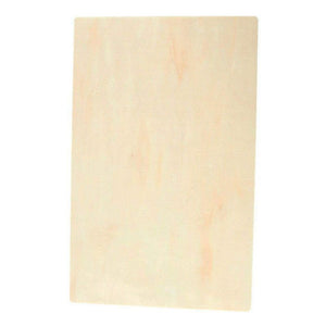 Juvale Wooden Rectangles for Crafts, Panel Board (15.5 x 9.8 in, 4-Pack)