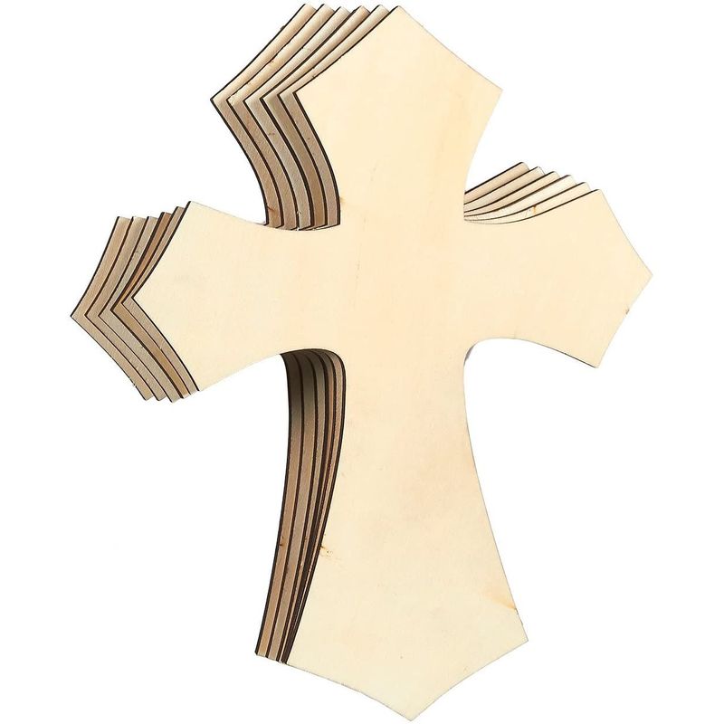 30 Wood Cross Unfinished DIY Extra Large Wooden Craft Cutout To Sell  Stacked Crosses - Woodcraft Patterns