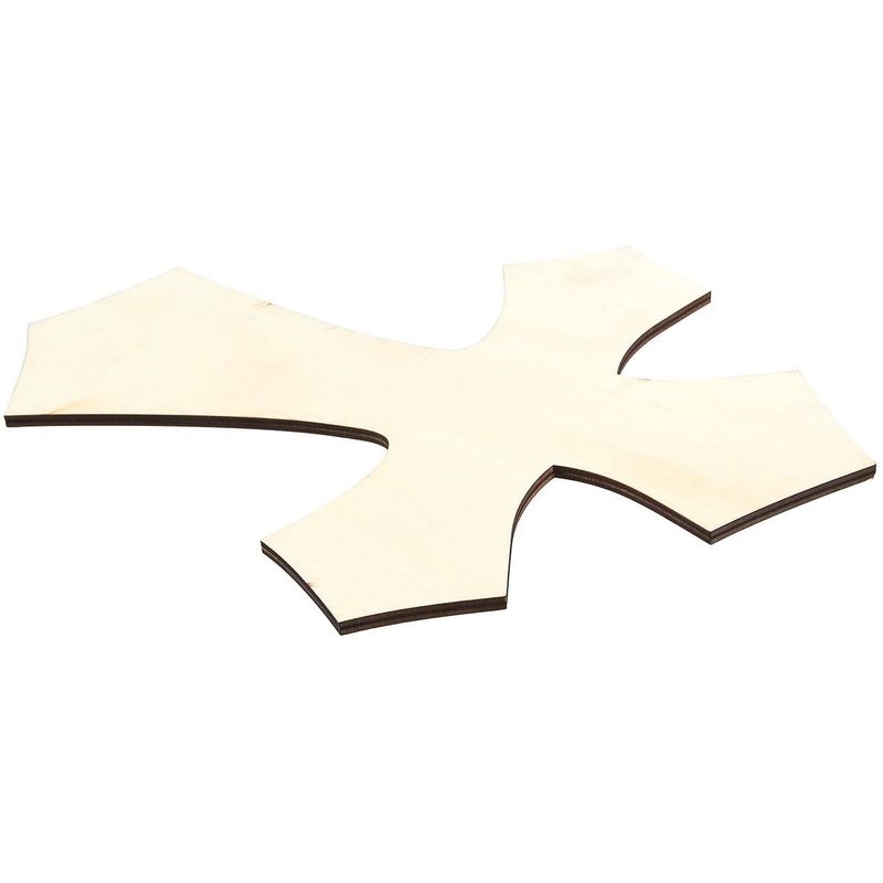Cross Wood Cutout 7 x 4.75 / Package of 10