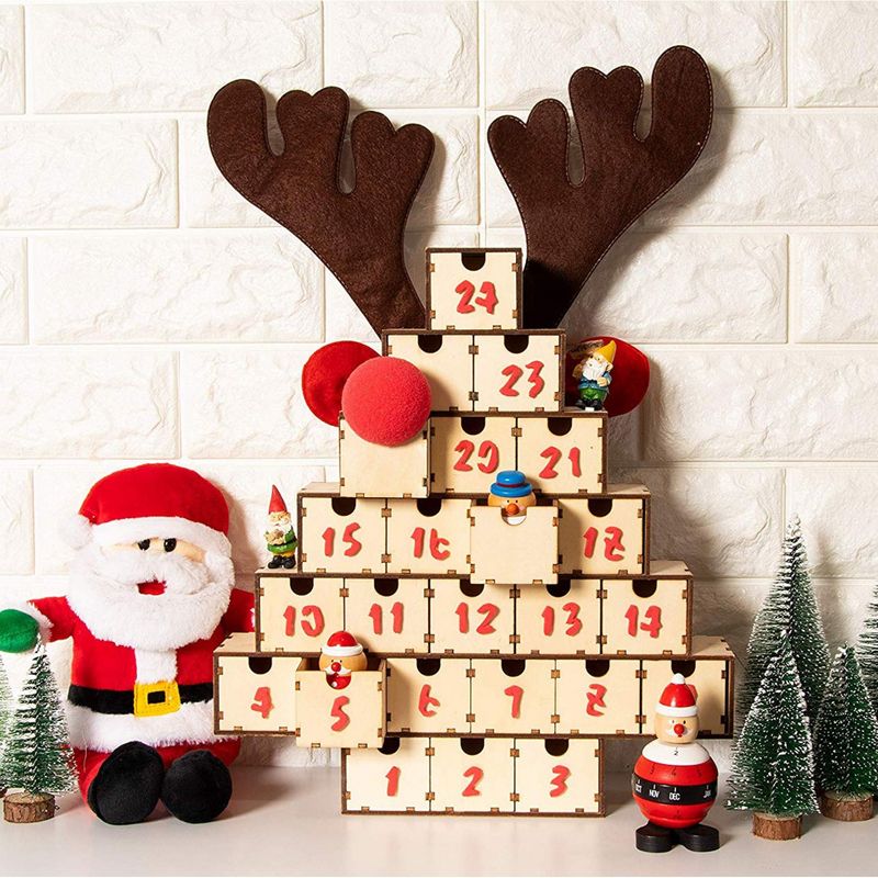 Christmas Tree Advent Calendar | pinksuedeshoe
