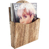 Juvale Wooden Magazine Holder, Wall Mounted Organizer (8.7 x 11.6 x 2 Inches)