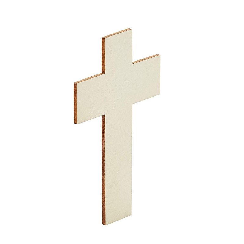 Juvale Wood Crosses for Crafts, Wooden Cross (8.7 in, 3-Pack)