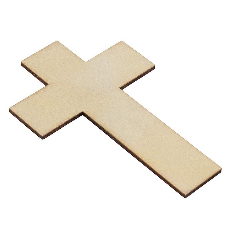 Unfinished Wood Cross 6 inch (Style 4) – Northwest Crafts and