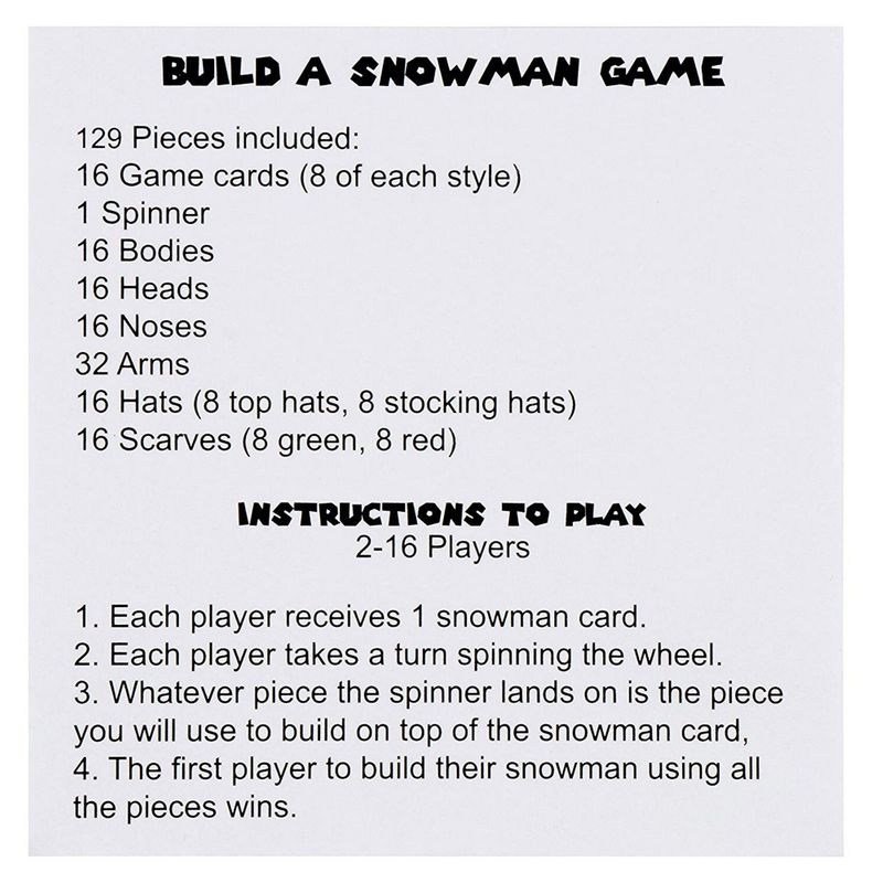  BLUE PANDA Build Your Own Snowman Making Kit for Kids