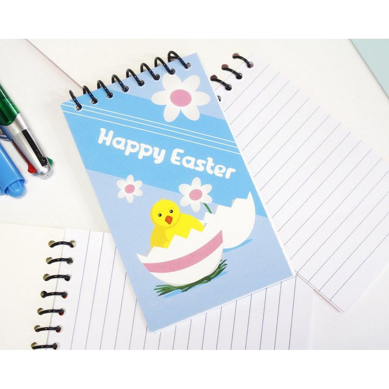 Easter Party Favors, Mini Notebooks for Easter Baskets (3 x 5 In, 24 Pack)