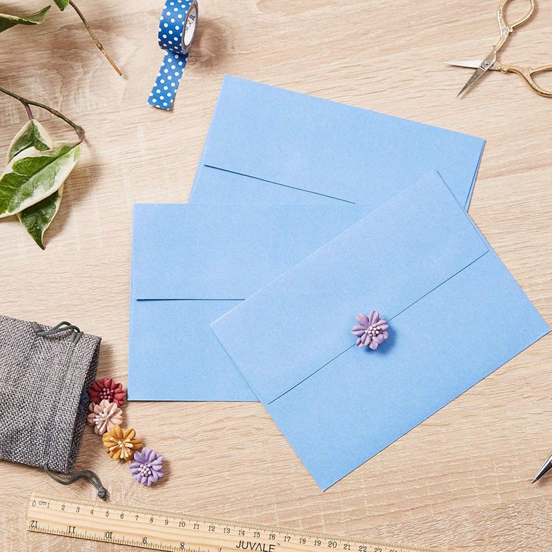 Neon A4 Envelopes - 112-Count Invitation Envelopes, 4 x 6 Gummed Seal  Square-Flap Invite Envelope for Wedding, Birthday, Baby Shower, Greeting  Card