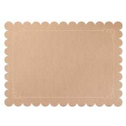 Disposable Placemats, Brown Kraft Paper (10 x 14 in., 100 Pack)