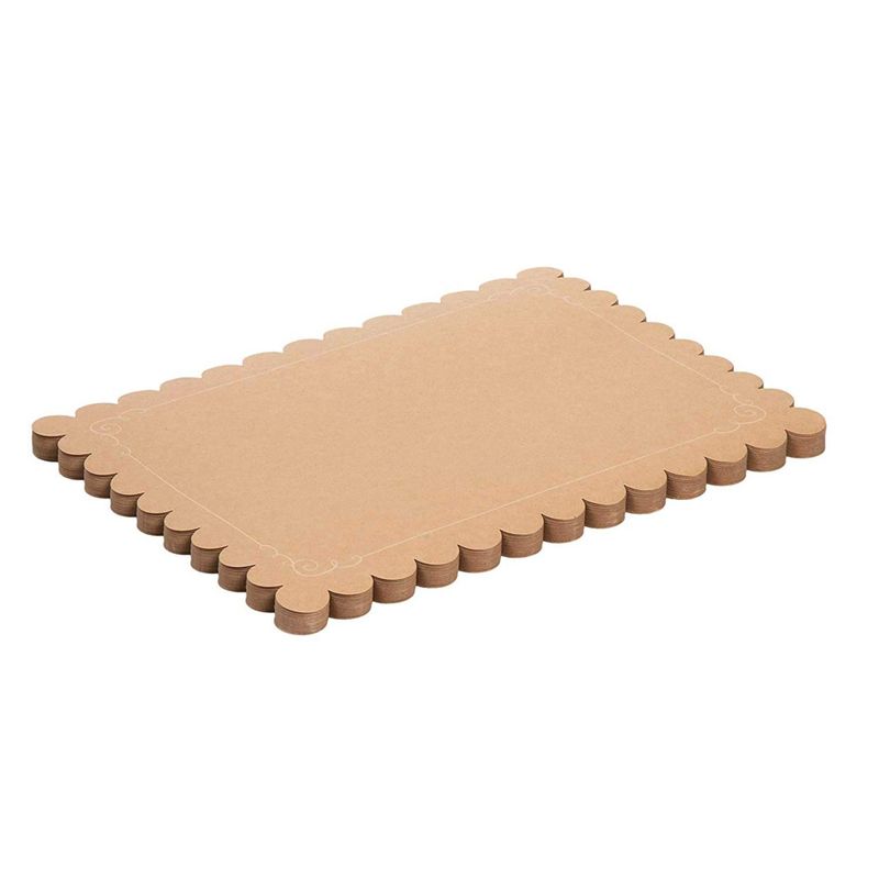 Disposable Placemats, Brown Kraft Paper (10 x 14 in., 100 Pack)
