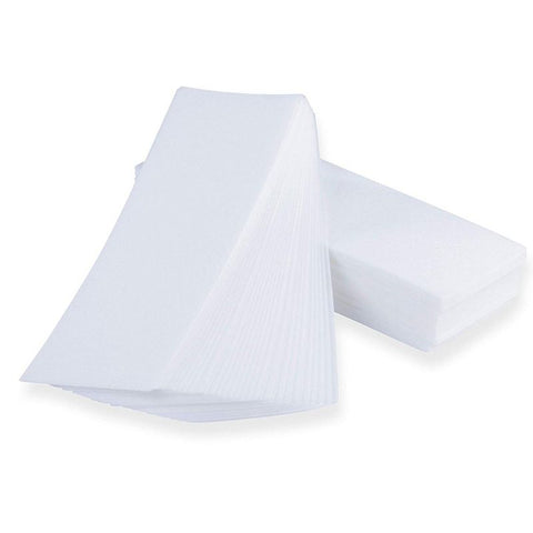 One Pack of Extra Thick, Large Non-Woven Wax Strips, 3x9 (100