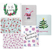 Holiday Greeting Cards, 6 Christmas Designs with Envelopes (4 x 6 In, 48 Pack)