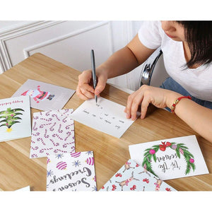 Holiday Greeting Cards, 6 Christmas Designs with Envelopes (4 x 6 In, 48 Pack)
