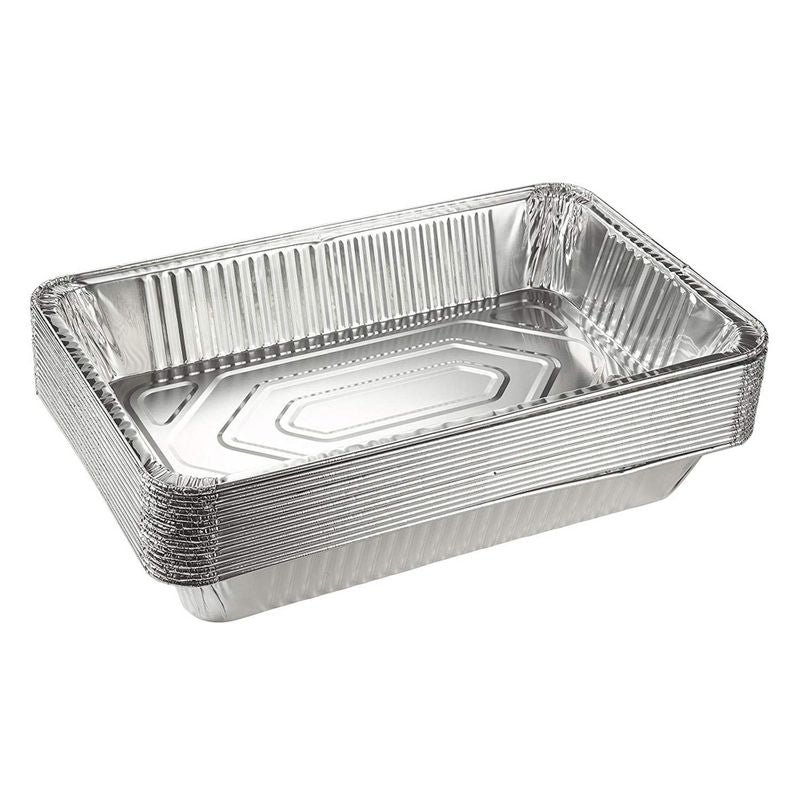 Juvale 50 Pack Disposable Aluminum Loaf Pans With Lids, 22oz Tins For Baking,  Heating, Storing, 8.5 X 2.5 X 4.5 In : Target