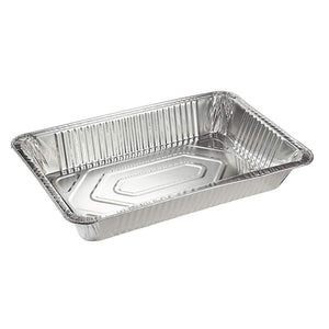 Aluminum Foil Pans for Steam Table, Full-Size Disposable (20.5 x 13 x 3.3 In, 15 Pack)