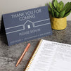 Juvale Open House Visitor Guest Registry Sign in Book and Tent Card for Realtor (2 Pack)