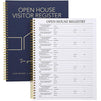 Juvale Open House Visitor Guest Registry Sign in Book and Tent Card for Realtor (2 Pack)