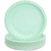 Mint Green Party Bundle, Includes Table Cloth, Cups, Napkins, Dinner and Appetizer Plates (Serves 24, 96 Pieces)