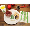 Merry Christmas Party Supplies – Serves 24 – Includes Plates, Knives, Spoons, Forks, Cups and Napkins. Perfect Xmas Tree Design Party Pack for Christmas Themed Parties.