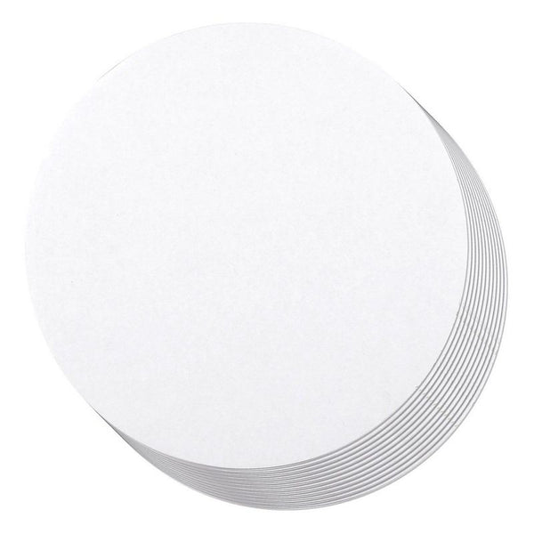 12-Pack Round Cake Boards, Cardboard Cake Circle Bases, 6 Inches Diameter, White