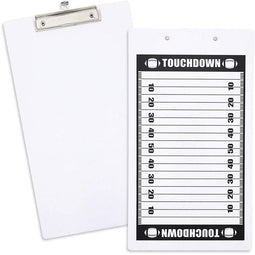 Juvale Football Field Dry Erase Clipboard for Coaches (9 x 16 in, White)