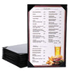 Juvale Black Restaurant Menu Cover Holders (14 x 8 In, 12 Pack)