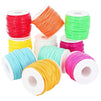 Plastic Bracelet String for Jewelry Making, 10 Pastel Spools (2.5 mm, 50 Yards, 10 Pack)