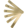 Brass Garden Markers for Herb Plants , Stakes for Gardening (6 Pieces)