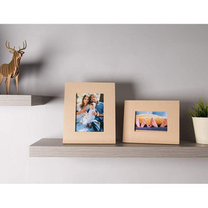 Juvale Unfinished Wood Picture Frames, Holds 5 x 7 Inch Photos (8.7 x 10.7 x 0.5 in, 2-Pack)