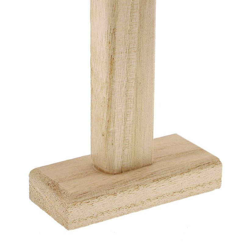 Juvale Cruces de madera para manualidades, cruz de madera (8.7 pulgadas,  paquete de 3)