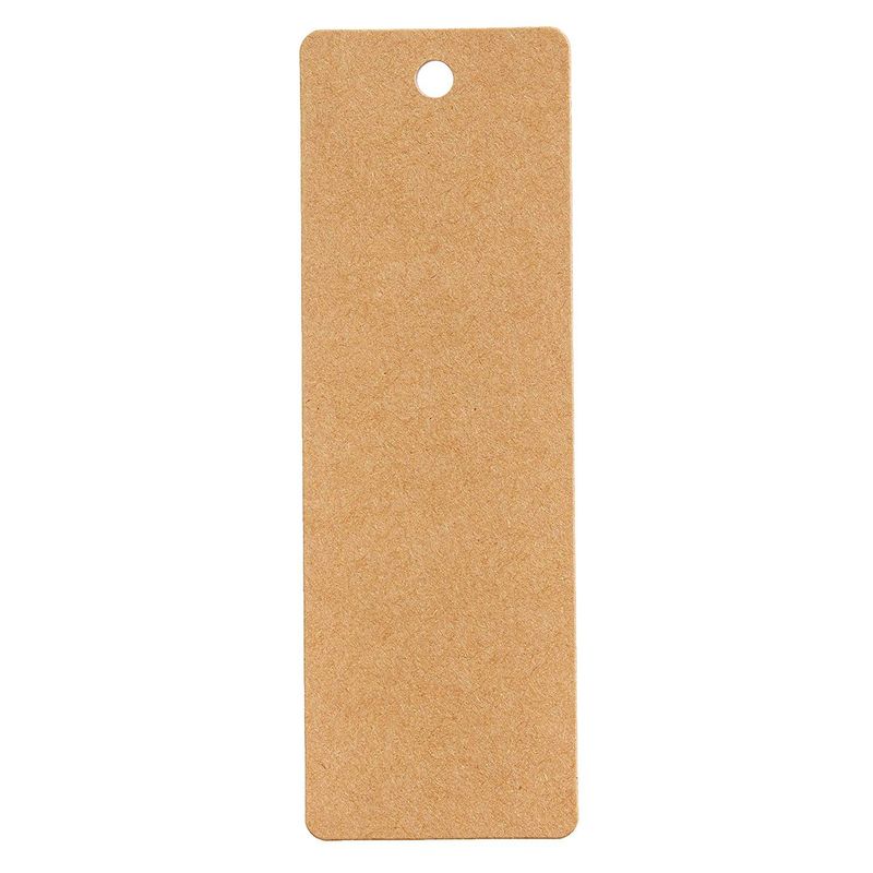 Blank Rounded Hole Paper Bookmarks Kraft Dutch White - Temu
