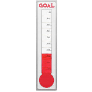 Juvale Goal Setting Wall Chart Thermometer (5 Pack)