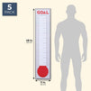 Juvale Goal Setting Wall Chart Thermometer (5 Pack)