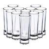Juvale Bulk 24-Pack Clear Shooters Tall Shot Glasses for Parties, Parfaits, Dessert, Tequila, Whiskey, Vodka - 2 Ounces
