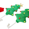 Juvale Christmas Tree Car Decoration Kit - 3-Piece Plush Green Pine Tree Red Star Vehicle Funny Costume Accessory Set, Holiday Festive Gag Gift, White Elephant Gift, Fun Car Dress Up