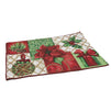 Holiday Woven Placemats, Christmas Placemat Set (18.5 x 13 in, 6 Pack)