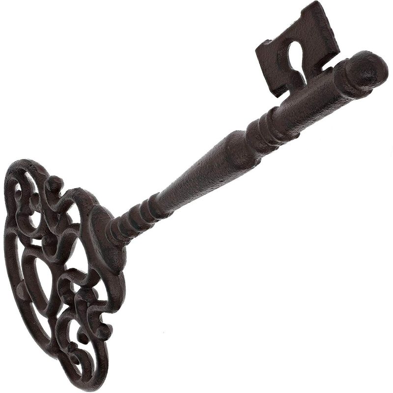 Juvale Large Iron Decorative Skeleton Key (13.8 in)
