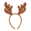 Christmas Headbands - 6-Pack Holiday Party Accessories, Festive Photobooth Props and Decoration, 6 Assorted Designs Including Reindeer Antler, Elf Hat, Santa Hat, For Adults