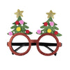 Christmas Glasses, Photo Booth Props (6 Pack)