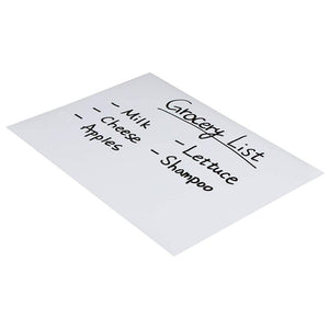 Magnetic Dry Erase Sheet - 5-Pack Dry Erase Boards for Refrigerator, and Metal Surfaces, Fridge Whiteboard Sheet, White, Medium, 9 x 12 Inches