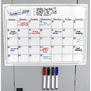 Dry Erase Sheet, Magnetic Whiteboard (4 x 4 in, 12 Pack)