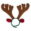 Reindeer Antlers Headband and Nose, Costume Accessories (6-Pack)