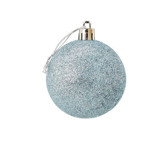 Mini Shatterproof Glitter Christmas Tree Ball Ornaments (3 Colors, 1.5 in, 48 Pack)