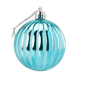Mini Shatterproof Glitter Christmas Tree Ball Ornaments (Silver, White, 1.5 in, 48 Pack)
