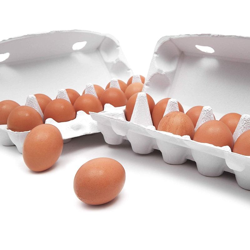 Juvale 20 Pack 6 Count Empty Egg Cartons For Chicken Eggs, Farmers