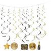 Juvale 2020 Hanging Swirls New Years Eve Party Decorations (30 Pack)