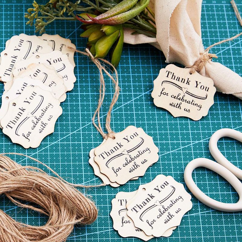 Thank You Ruby Anniversary Party Favors Tags