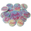 15-Pack Bridal Party Pins - Funny Bachelorette Party Supplies, Bride to Be and Bridesmaids Pinback Buttons, Holographic Glitter Bachelorette Pins, Fun Bridal Gifts and Party Favors