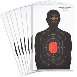 Juvale Paper Shooting Targets, Silhouette (50 Sheets) 14 x 22 Inches