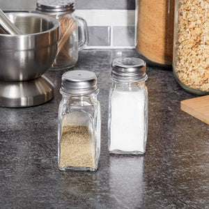 Glass Salt and Pepper Shakers (24 Pack)